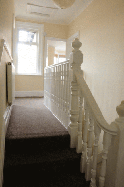 upstairs hallway